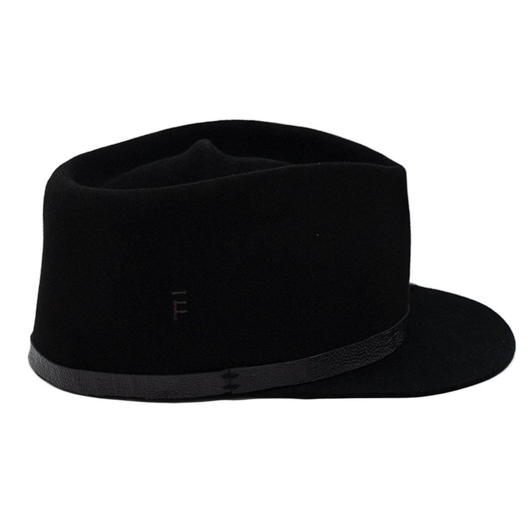 Sombrero artesanal Midnight Cap - Luisa Fernē - Sombreros Artesanales