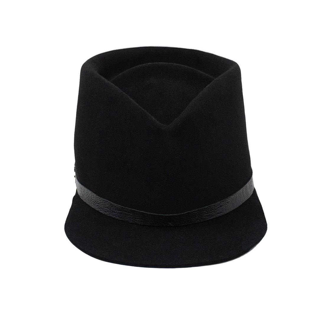Sombrero artesanal Midnight Cap - Luisa Fernē - Sombreros Artesanales