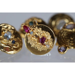 Sombrero artesanal Elementos Oro - Luisa Fernē - Sombreros Artesanales