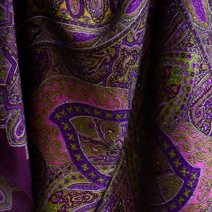 Purple-texture-silk-scarf